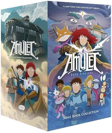 Amazon.com: Amulet #1-9 Box Set: 9781339043456: Kibuishi, Kazu: Books